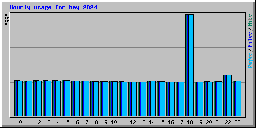 Hourly usage for May 2024